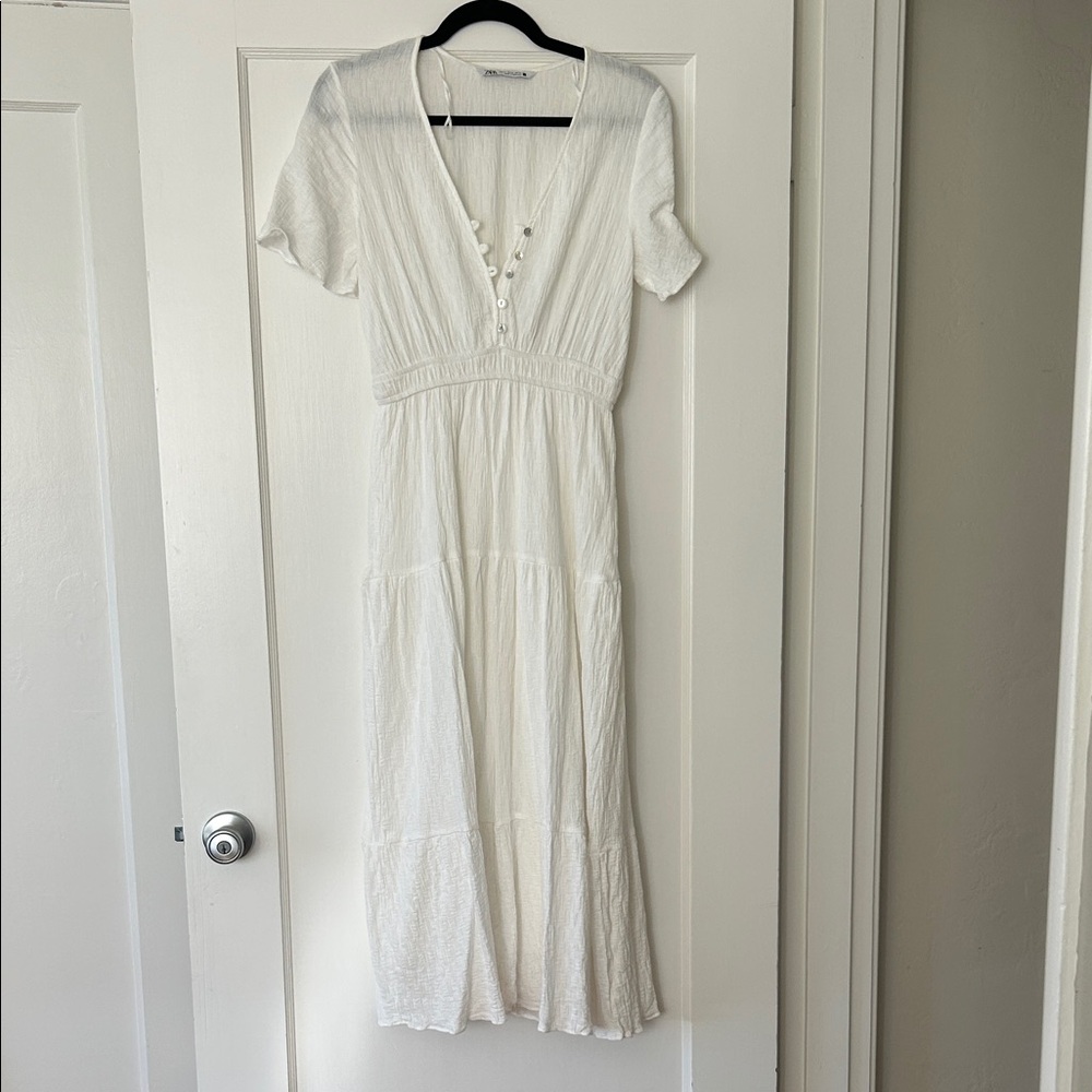 Zara maxi prairie dress